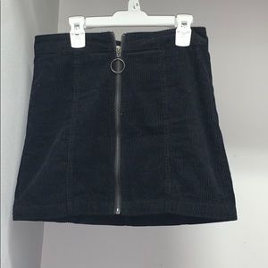 black tight mini skirt size small